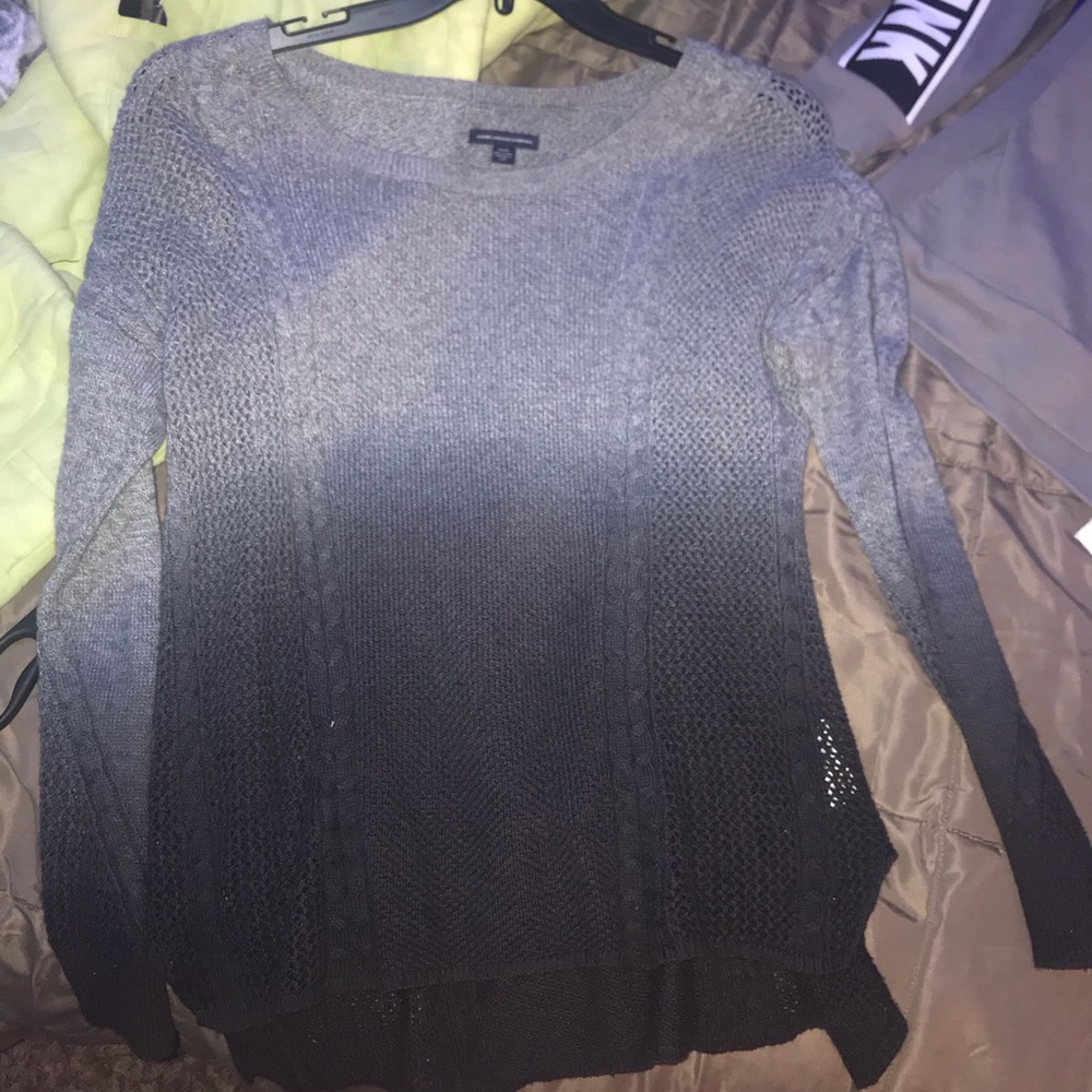 ombre american eagle sweater